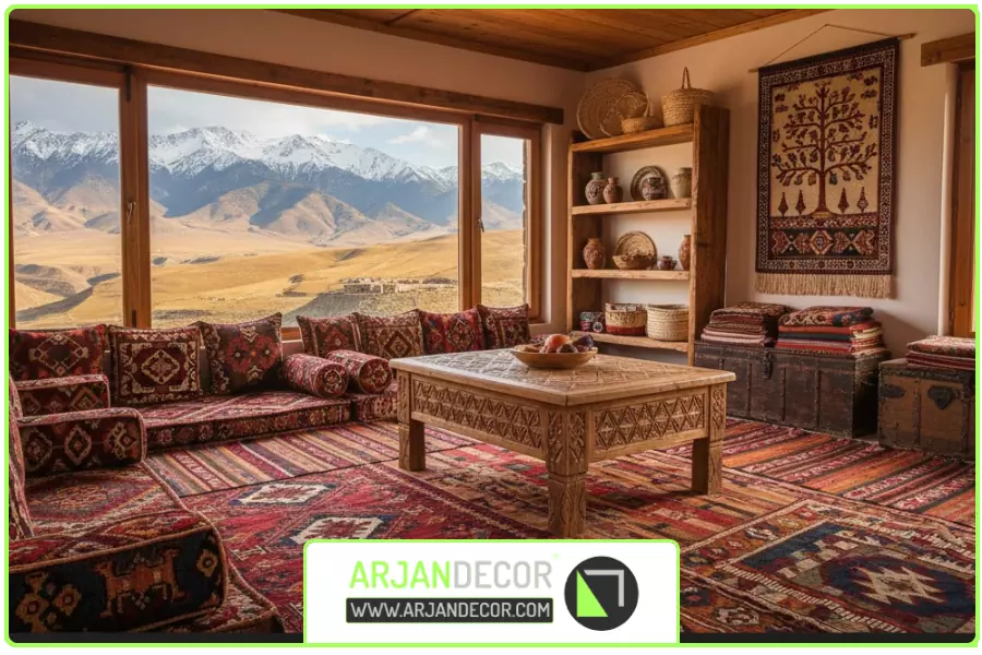 الهام از فرهنگ | طراحی داخلی منزل در شهرکرد