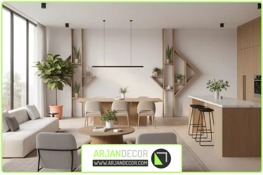 برنامه ریزی فضا | طراحی داخلی منزل در شهرکرد