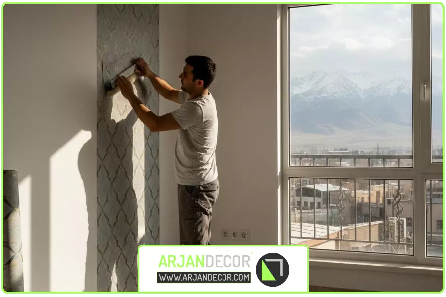 تصویر شاخص | نصاب کاغذ دیواری شهرکرد