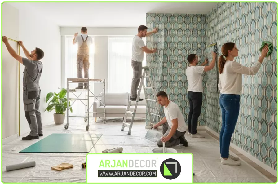 بند پایانی | نصاب کاغذ دیواری شهرکرد