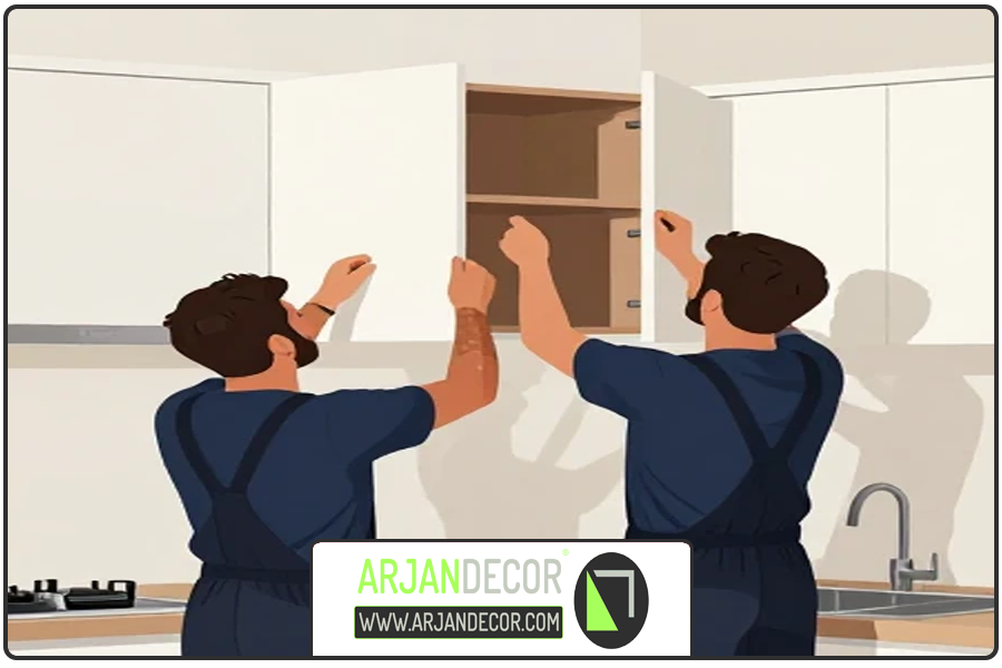 ریل های کشو | نصب کابینت در شهرکرد