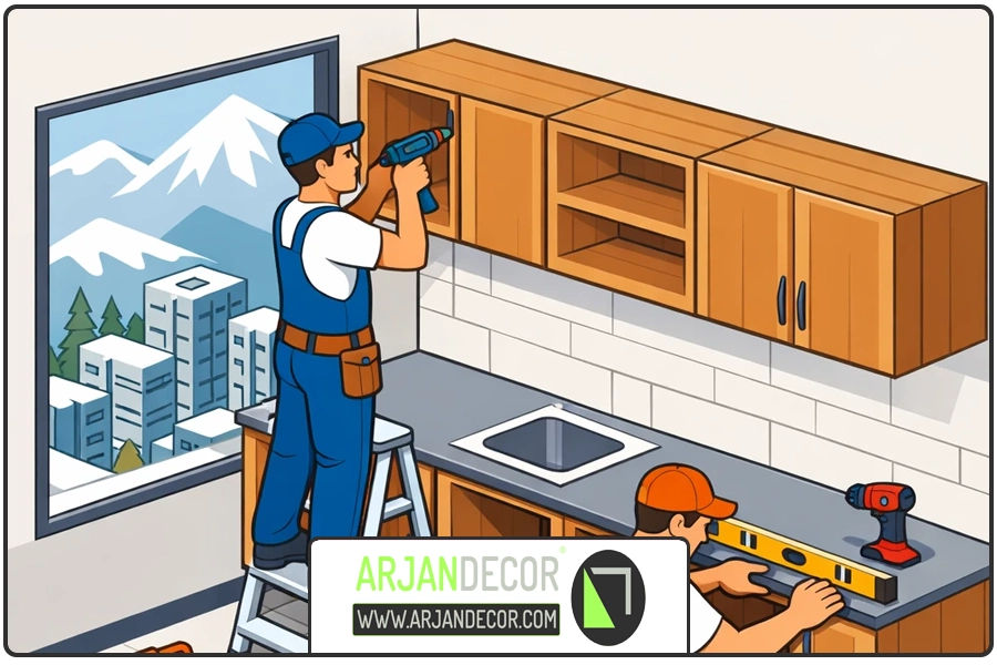 بند پایانی | نصب کابینت در شهرکرد