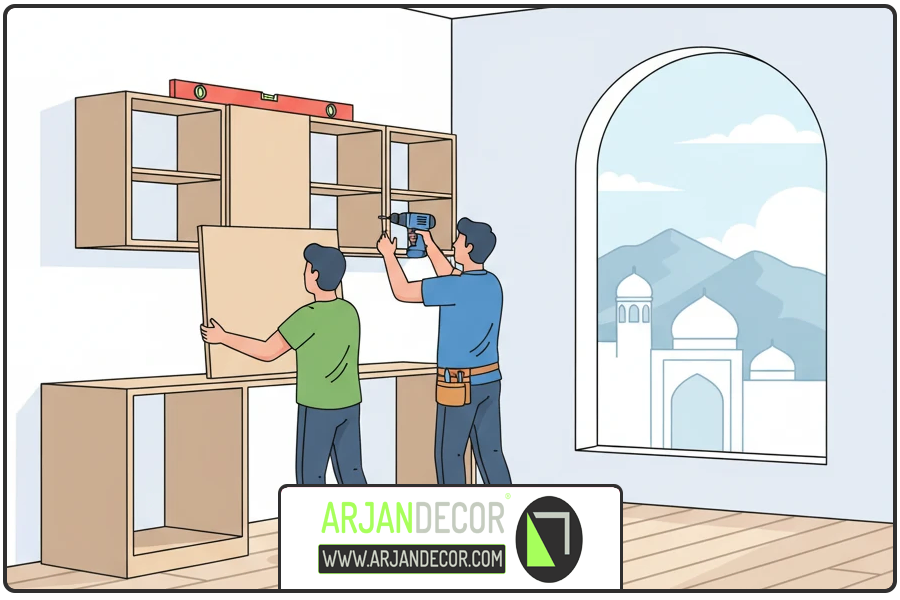 تصویر شاخص | نصب کابینت در شهرکرد