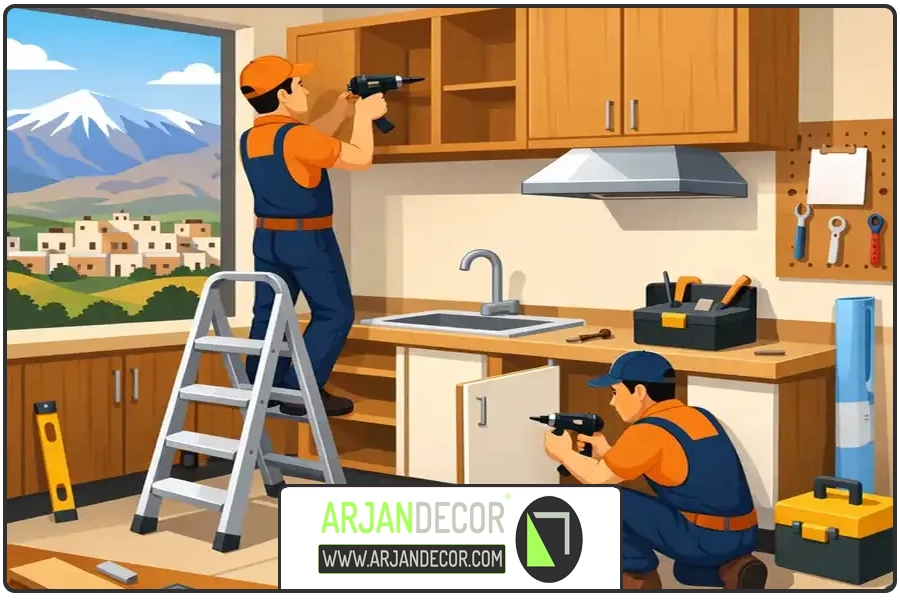 تجربه موفق | نصب کابینت در شهرکرد