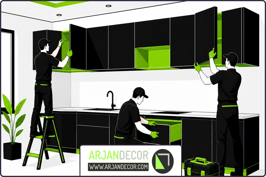 بررسی دقیق هزینه ها | نصب کابینت MDF شهرکرد