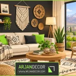 دکوراسیون بوهو شهرکرد؛ راهنمای طراحی خانه به سبک بوهمی